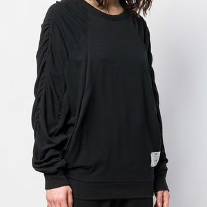 Y-3 yohji Yamamoto Pleated Sweatshirt